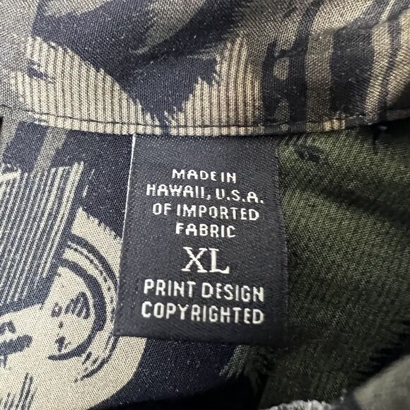 Vintage Harley Davidson Shirt Mens XL Hawaiian Aloha Motorcycle Tori Richard - Picture 6 of 11